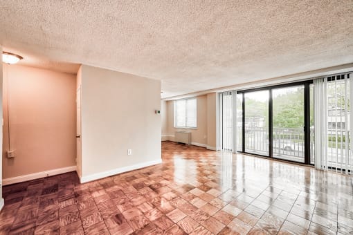 Unfurnished Living Area at The Brittany, Washington, DC, District of Columbia, 20015