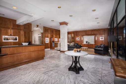 Spacious Lobby at Colesville Towers Apartments, Maryland