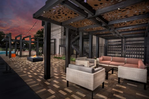 Outdoor Living at Seven Springs Apartments, College Park, MD