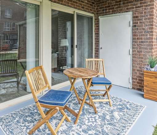 Large Private Patios & Balconies at Columbia Pointe, Columbia, MD, Maryland 