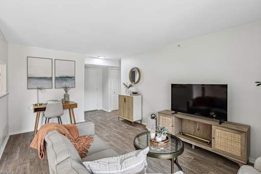 Warm And Inviting Living Room at Columbia Pointe, Columbia, MD, 21045
