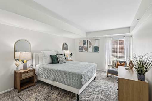 Beautiful Bright Bedroom With Wide Windows at Columbia Pointe, Columbia, MD
