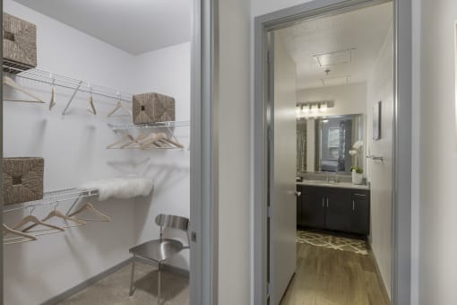 Bathroom With Storage Area at Century Medical District, Dallas, 75235