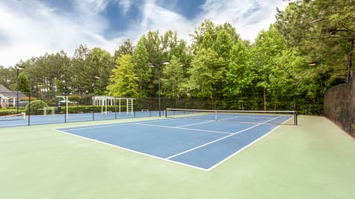 Brodick Hills tennis court