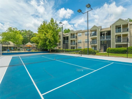 blue sports court at avenues of kennesaw at Avenues of Kennesaw East & West, Kennesaw Georgia