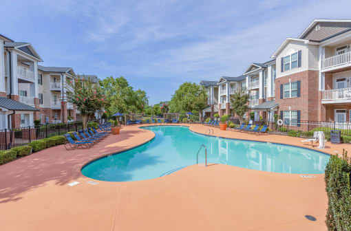 our apartments at the district feature a swimming pool