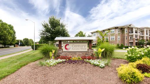 Property Signage at Century Autumn Wood Apartments, Murfreesboro, 3712