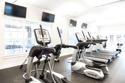 Cardio Machines In Gym at Century Autumn Wood Apartments, Murfreesboro, 3712