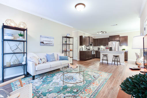Modern Living Room at Century Autumn Wood Apartments, Murfreesboro, 3712