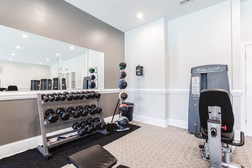 Two Level Fitness Center at Century Afton Ridge Apartments, North Carolina, 28027