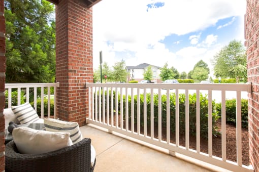 Balcony And Patio  at Century Afton Ridge Apartments, North Carolina, 28027