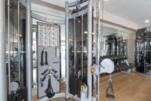 State-Of-The-Art Gym And Spin Studio at Crest at Midtown, Atlanta, GA