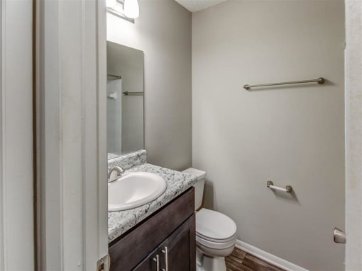 Modern Bathroom at The Hub at 934 Apartments, Atlanta, Georgia