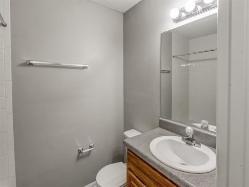 Luxurious Bathroom at The Hub at 934 Apartments, Atlanta, GA