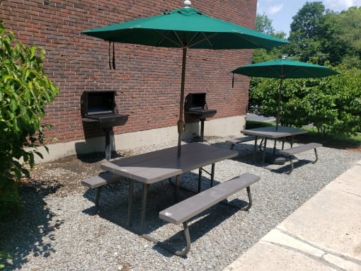 Spacious Grill Area at Coach House