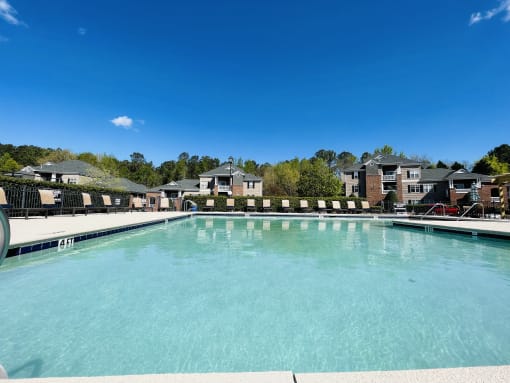 sparkling swimming Pool at Palmetto Place, South Carolina