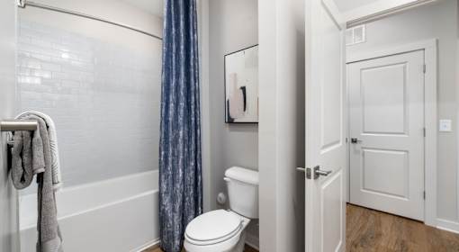 Bathroom With Bathtub at Century Grove Park, North Carolina, 27545