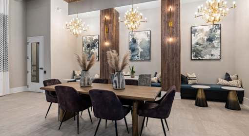 Clubhouse Dining Area at Century Grove Park, Knightdale, NC 27545