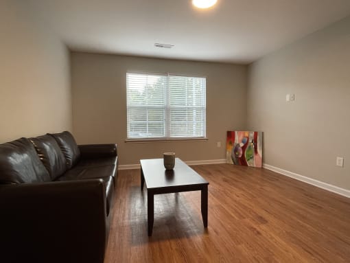 Second floor living room at Oasis at Cedar Branch in Wilmington, NC
