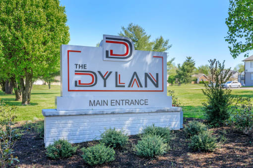 the sign at the dyson main entrance at The Dylan, Murfreesboro Tennessee