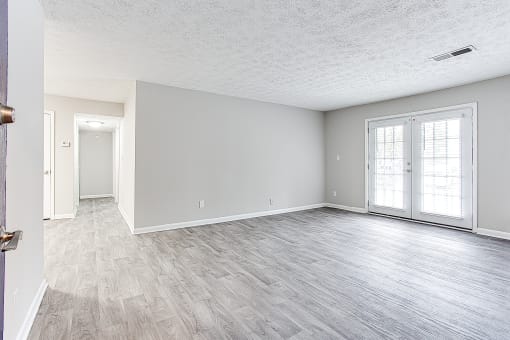 Open living and dinning room at Parkside at Sandy Springs Atlanta, GA