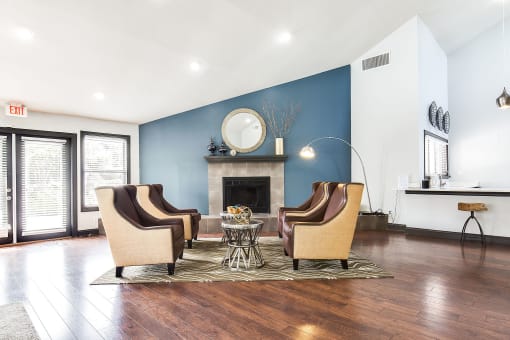 Community Clubroom at The Chelsea, Norcross, GA, 30093