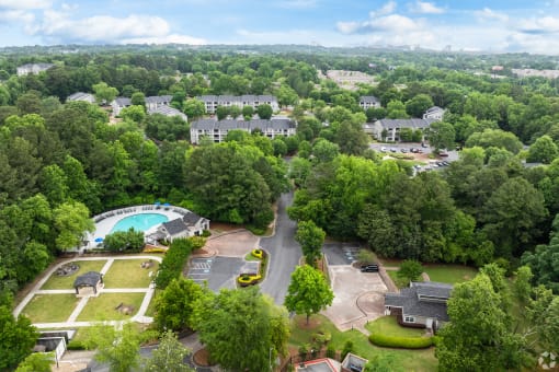 Ariel View of Community
