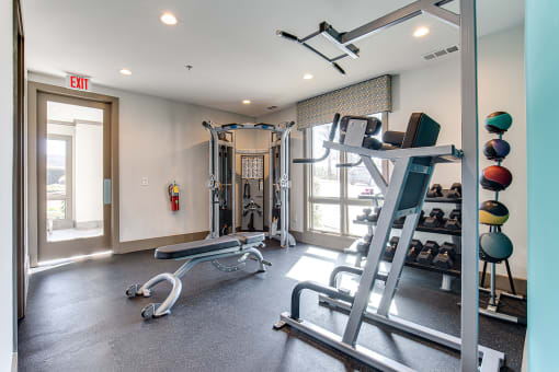 Two Level Fitness Center at The Metro Apartments, Atlanta, GA, 30339