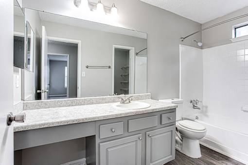 Bathroom With Bathtub at Wildcreek Apartments, Georgia 30021
