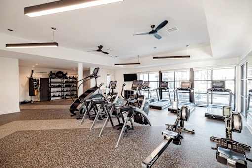 Modern Fitness Center at Lucent, Austin, Texas