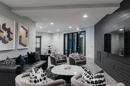 Community Clubroom With TV at Caldwell, Houston, TX