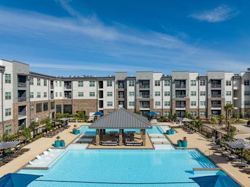 Outdoor Swimming Pool at Caldwell, Houston, Texas