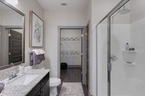 Modern Bathroom at Caldwell, Houston, 77084