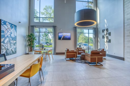 Entrance Lounge at The Beck at Hidden River, Tampa, FL, Florida