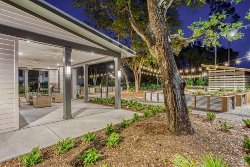 Courtyard Garden at The Beck at Hidden River, Tampa, 33637