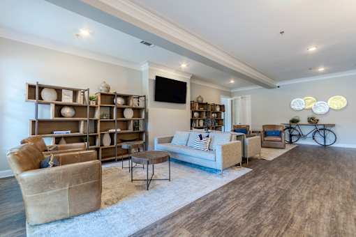 Elegant Living Room at Arlo Luxury Apartment Homes, Little Rock, AR, 72210
