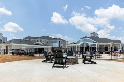 Firepit Patio at The One at Spartanburg, Spartanburg, SC, South Carolina, 29303
