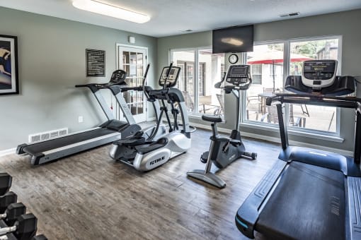 Fitness Studio at The Addison at Collierville Apartments, Collierville, 38017