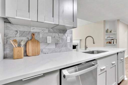 Gourmet Kitchen at Bridgewater Apartments, Duluth, 30096
