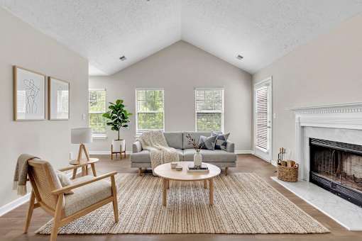Living Area at Bridgewater Apartments, Duluth, GA, 30096