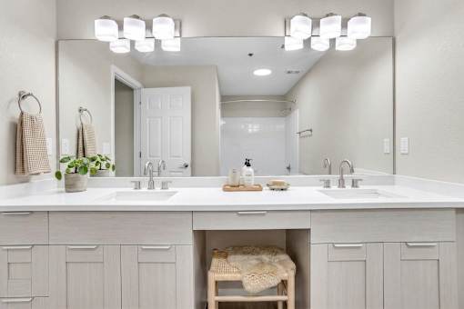 Bathroom Vanity at Bridgewater Apartments, Duluth