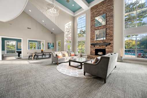 Residential Clubhouse at Bridgewater Apartments, Duluth, GA, 30096