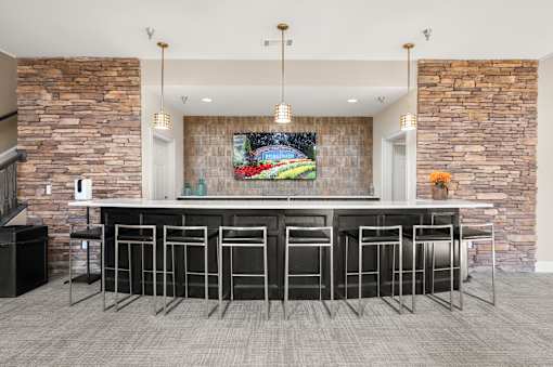 Community Kitchen at Bridgewater Apartments, Georgia, 30096