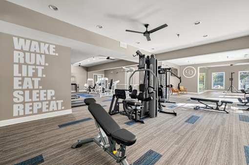 Exercise Room at Bridgewater Apartments, Georgia, 30096