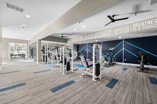 Workout Room at Bridgewater Apartments, Georgia