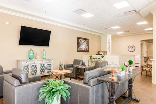 Clubroom With TV at Carson Street Towers, Overland Park, KS 66223