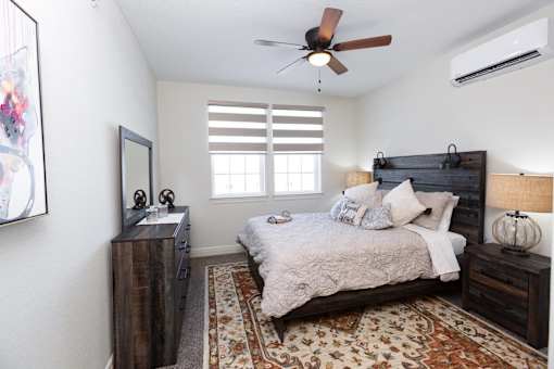 Comfortable Bedroom at Carson Street Towers, Overland Park, KS