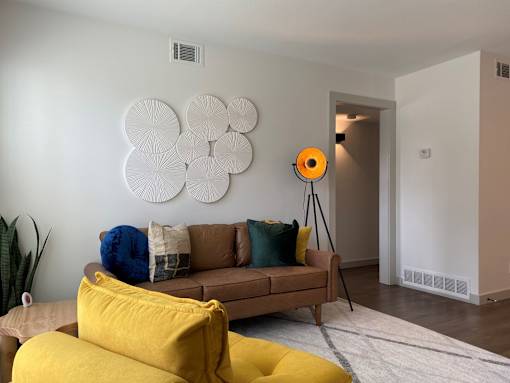 Model Living Room at Century Apartments, Tennessee, 38117