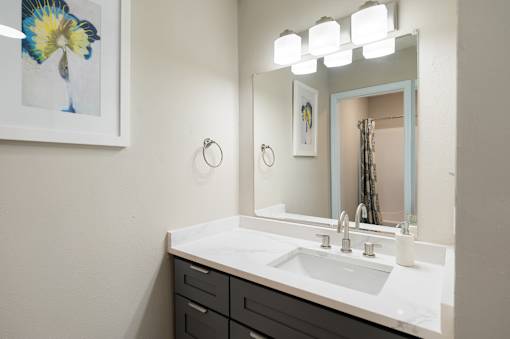 Bathroom with Mirror at Creekside at White Oak, Georgia, 30265
