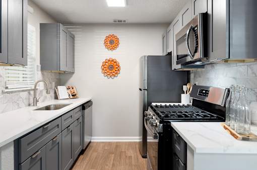 Bright Kitchen at Creekside at White Oak, Georgia